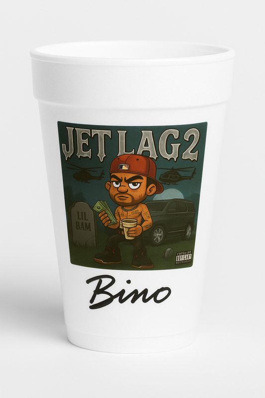 Jet Lag 2 Styrofoam Cup